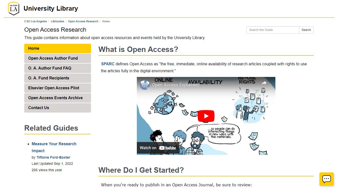 Home - Open Access Research - LibGuides at CSU Los Angeles