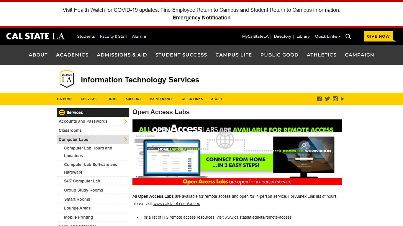 Open Access Labs | Cal State LA