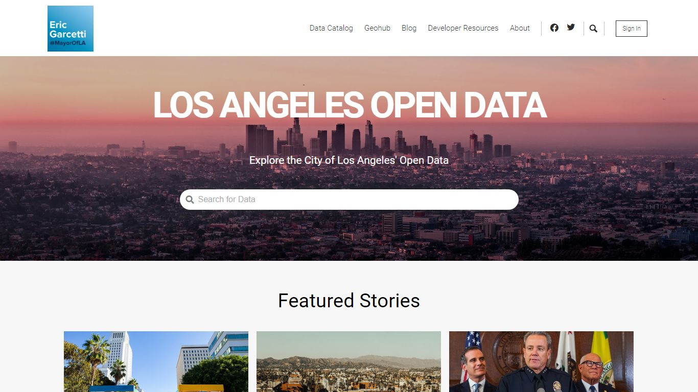 Los Angeles - Open Data Portal - DataLA: Information, Insights, and ...